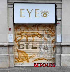 graffiti persiana eye joyas oro